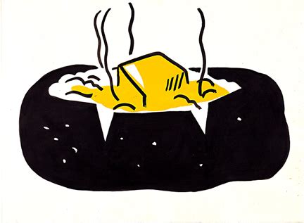 roy lichtenstein baked potato